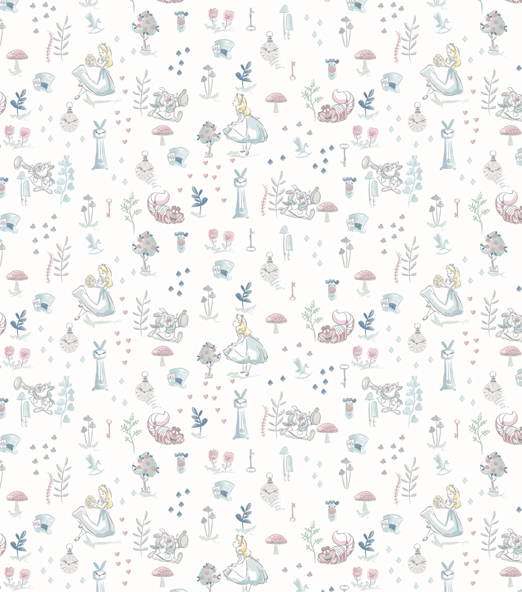 Disney® Alice in Wonderland Cast of Characters Cotton Fabric